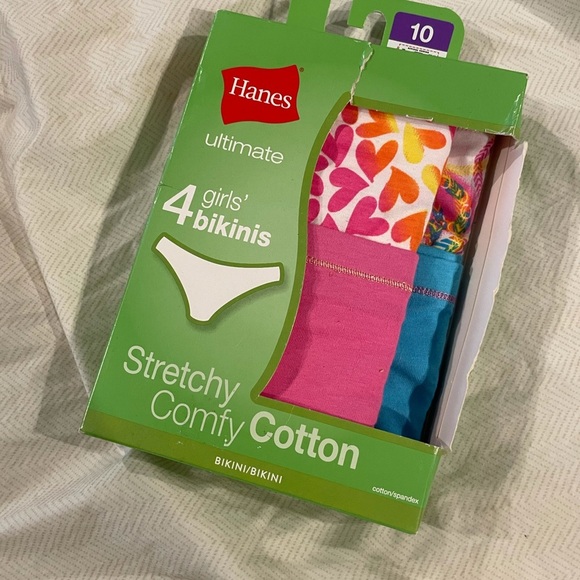 Hanes bikini size 10 new in box panties underwear - Picture 1 of 2